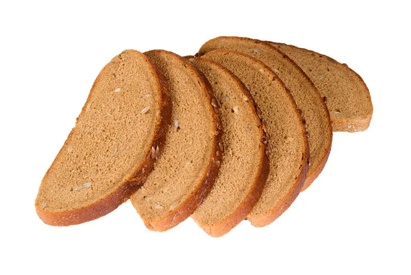 Fette di pane con semi di girasole — Foto Stock