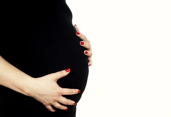 Karın hamile kadınların — Stok fotoğraf