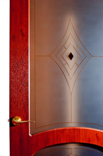 Fából készült ajtó belső — Stock Fotó