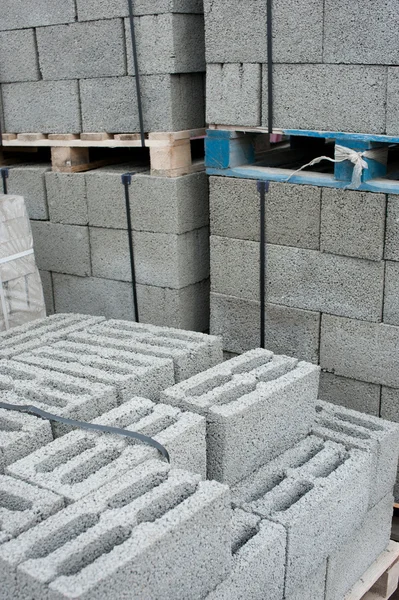 Cegły i bloczki — Zdjęcie stockowe