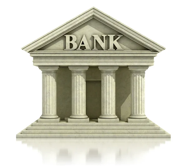 Εικονίδιο τράπεζας — Φωτογραφία Αρχείου