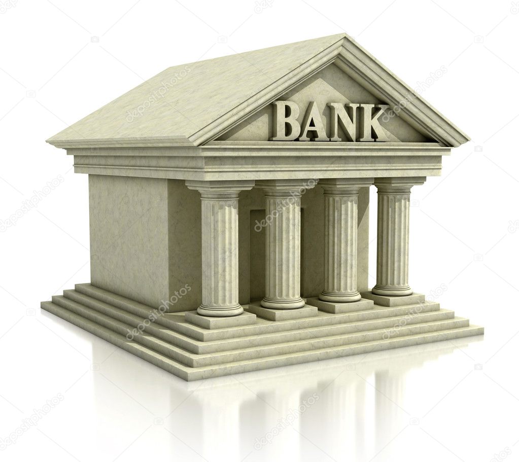 Bank 3d icon