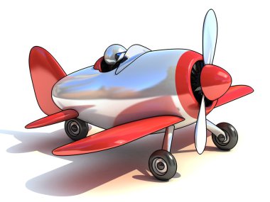 Cartoon like airplane clipart