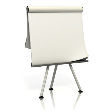 Blank presentation board clipart