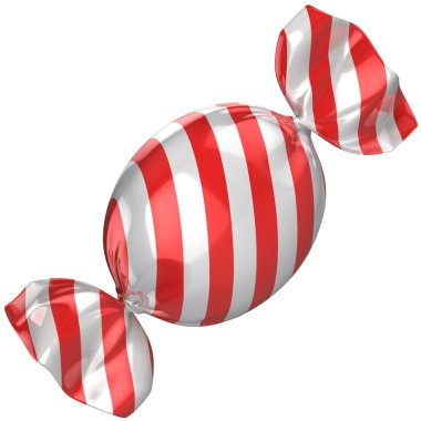 Candy isolated on the white clipart