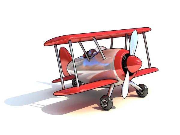 Karikatúra, mint a repülőgép — Stock Fotó