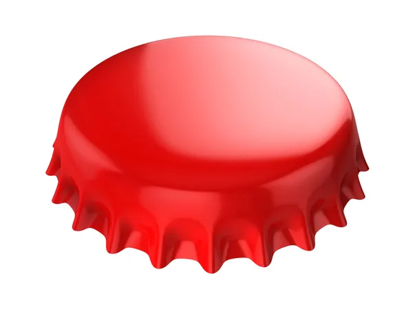 Tappo bottiglia rosso — Foto Stock