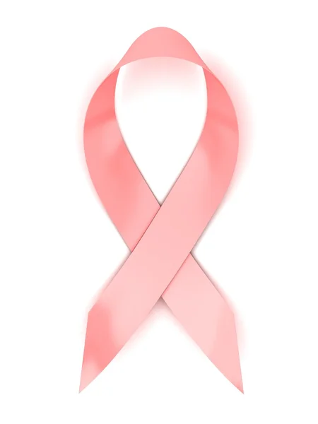 Medvetenhet om bröstcancer Rosa bandet — Stockfoto
