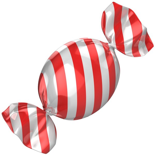 Candy isolated on the white