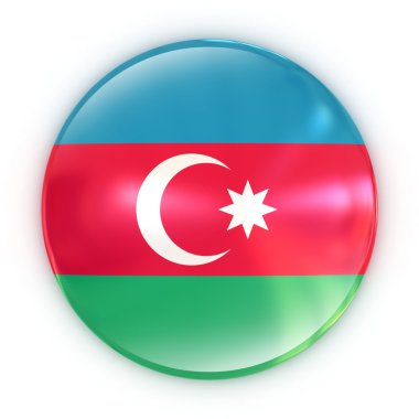 rozet - Azerbaycan bayrağı