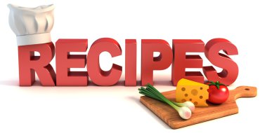 Background for recipes, cooking tips, menu clipart