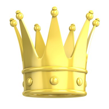 Golden crown clipart