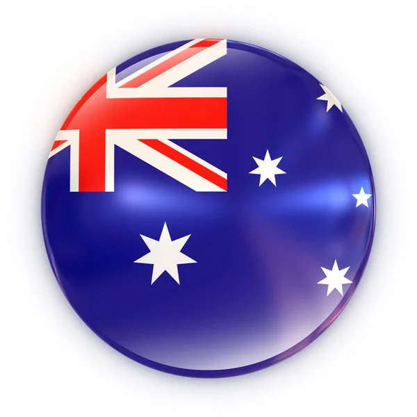 Abzeichen - australische Flagge — Stockfoto