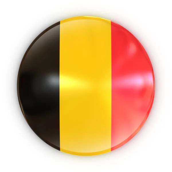 Badge - Belgium flag — Stock Photo, Image