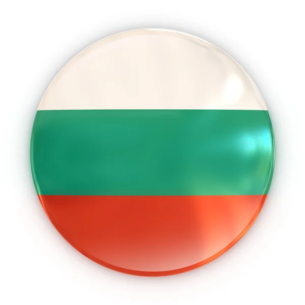 Odznak - Bulharská vlajka — Stock fotografie