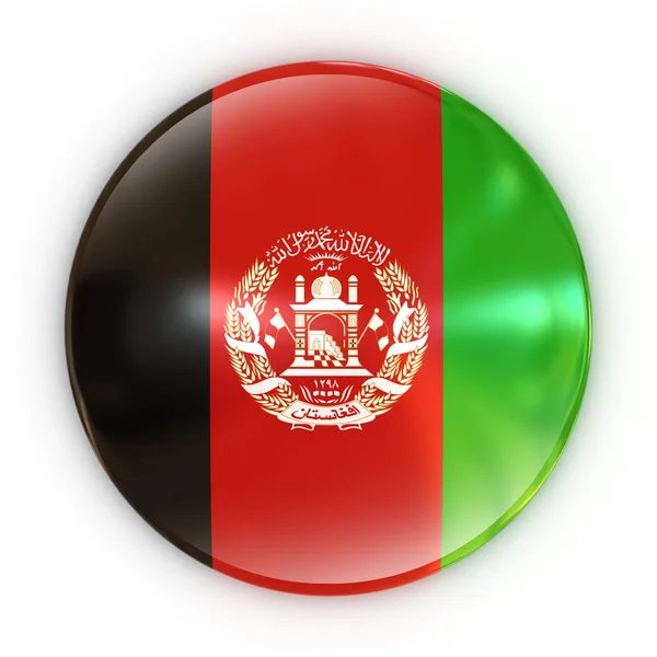 Badge - Afghaanse vlag — Stockfoto