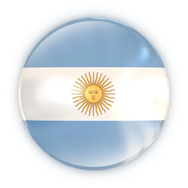 Badge - Argentinian flag — Stock Photo, Image