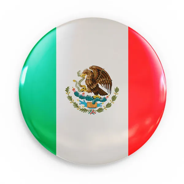 Badge - mexico vlag — Stockfoto