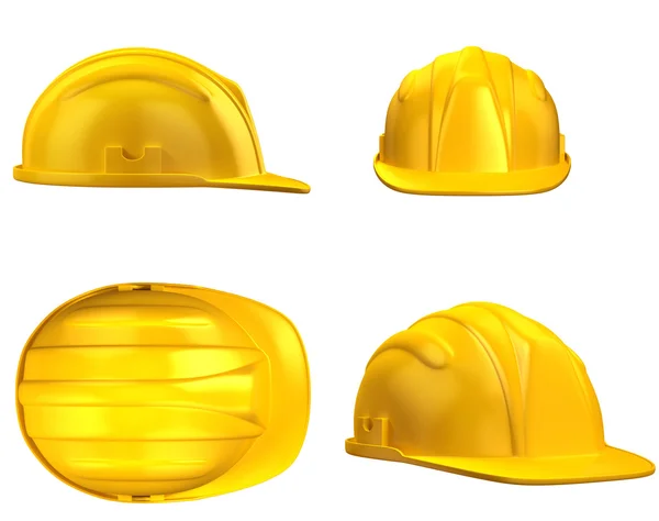Construction helmet from different views — Stock Photo, Image