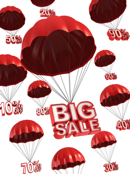 Big sale - discount 3d concept — Stock Photo, Image