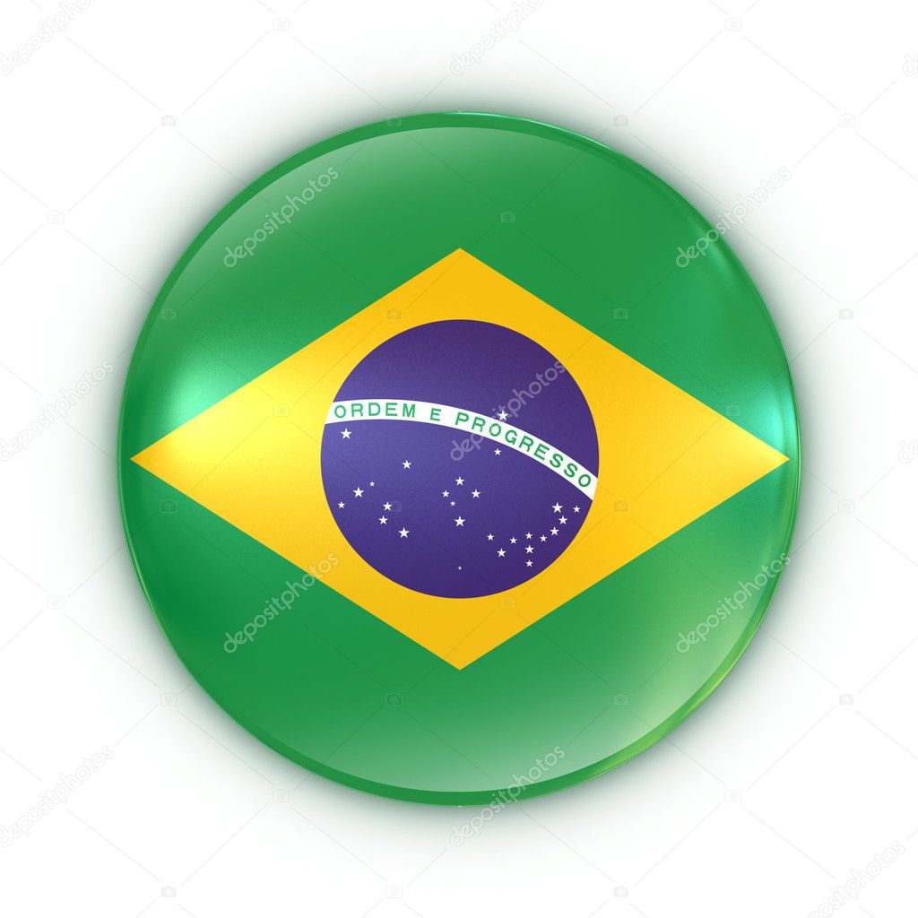 Badge - Brazilian flag