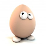 Funny cartoon egg Stock Photo by ©koya979 9787339