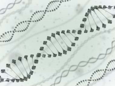 DNA 3d illustration clipart