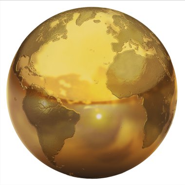 Golden globe clipart