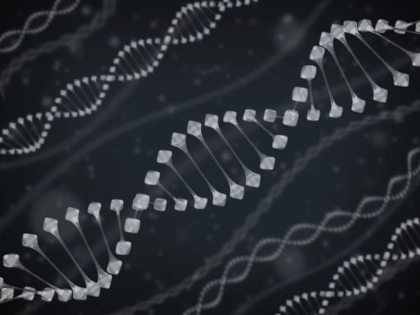ДНК 3d ілюстрація — стокове фото