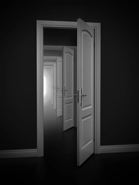 Абстрактные двери — стоковое фото