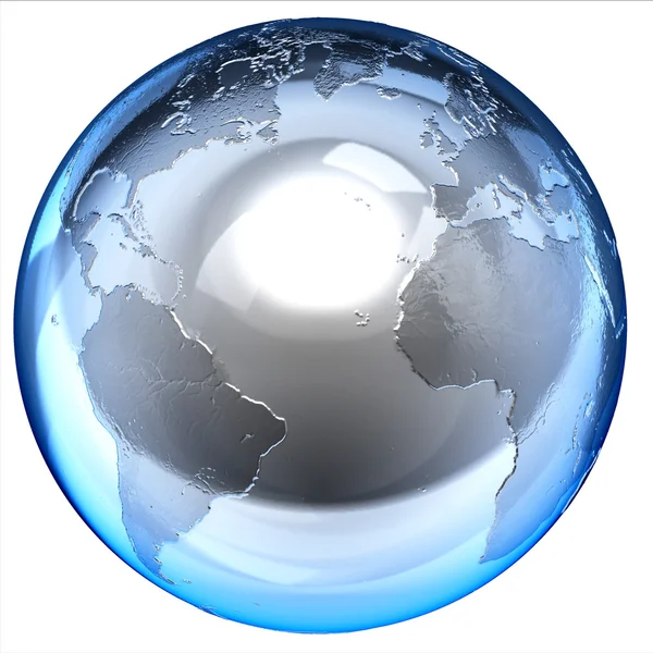Resumen aislado 3d globo —  Fotos de Stock