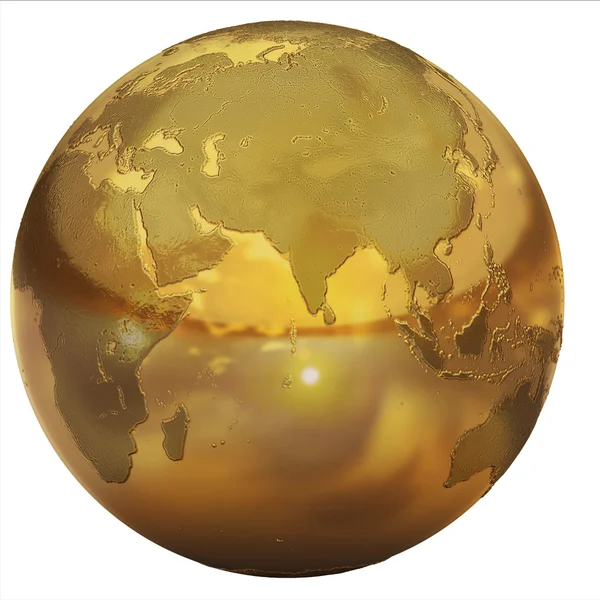 Golden globe — Stock Photo, Image