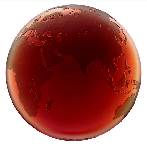 Soyut izole 3d dünya — Stok fotoğraf