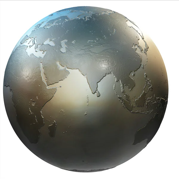 Абстрактна ізольована 3d глобус — стокове фото