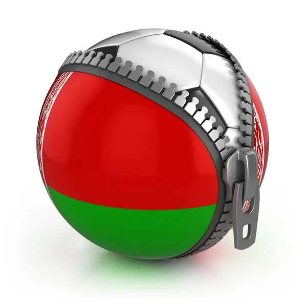 Bělorusko fotbalový národ — Stock fotografie