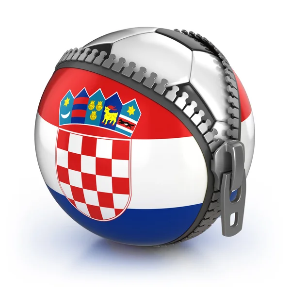 Croácia futebol nação — Fotografia de Stock