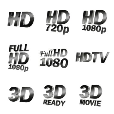 Full high definition title clipart