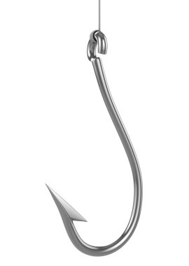 Hook 3d illustration clipart