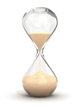 Hourglass, sandglass, sand timer, sand clock