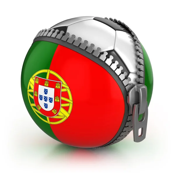 Portugal fotboll nation — Stockfoto