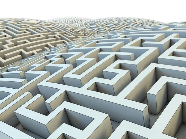 Labirinto sem fim — Fotografia de Stock