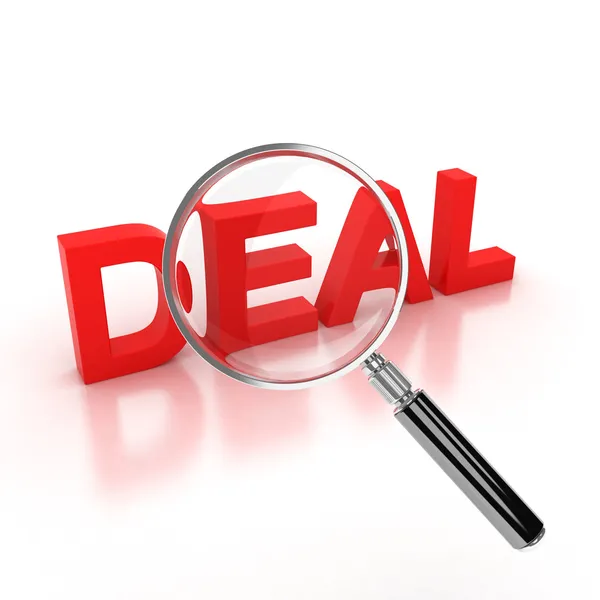 Finding a good deal icon — Stock Photo, Image