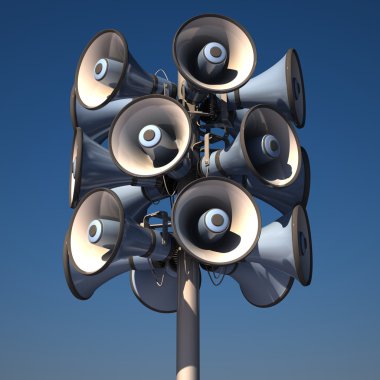 Loudspeakers clipart