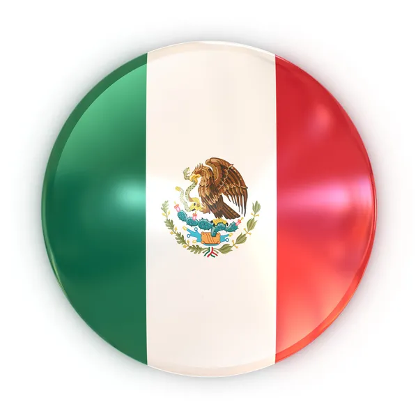 徽章-墨西哥国旗 — 图库照片