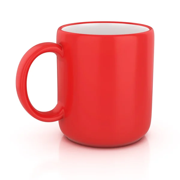 Red cup isolated — Stock Photo, Image