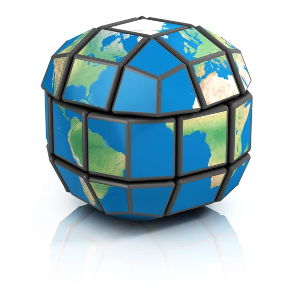 Världspolitiken, globalisering, 3d koncept — Stockfoto