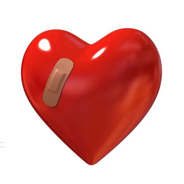 Brustet hjärta — Stockfoto