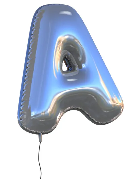 Carta Um balão — Fotografia de Stock