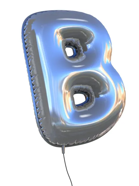 Carta B balão — Fotografia de Stock