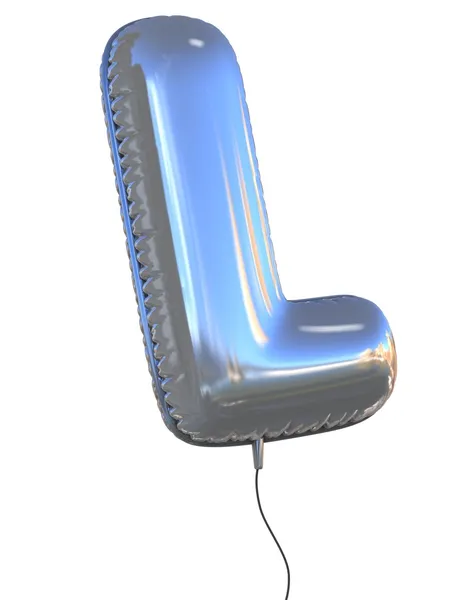 stock image Letter L balloon